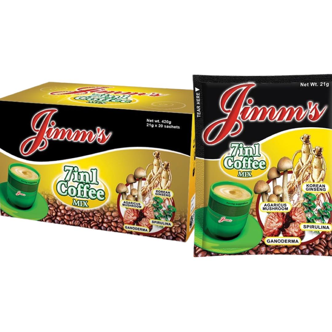 Jimm's 7-in-1 Coffee Mix (20 - 21 G) - Great Deal