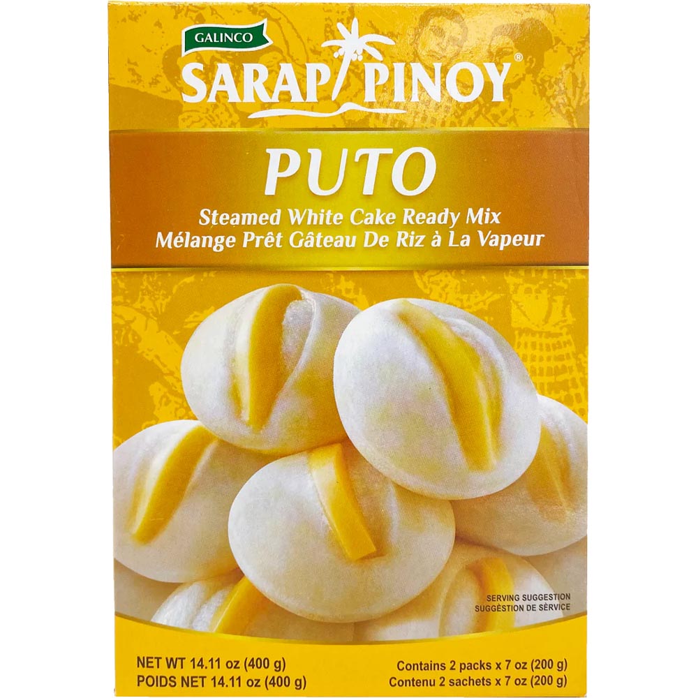 Galinco Sarap Pinoy 400G Ready - to - Use Steamed White Puto Cake Mix