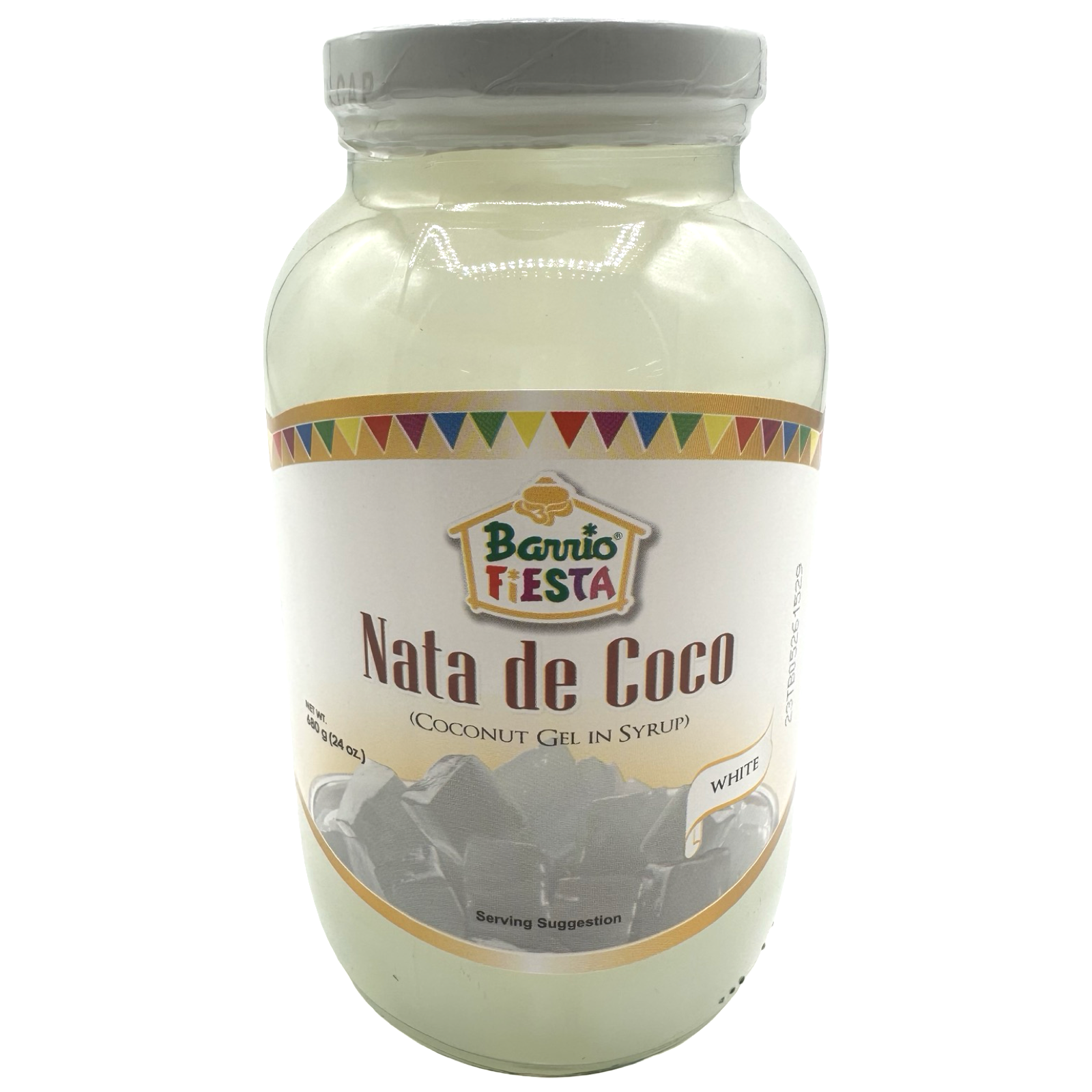 Barrio Fiesta White Nata De Coco - 24 OZ Tropical Treat