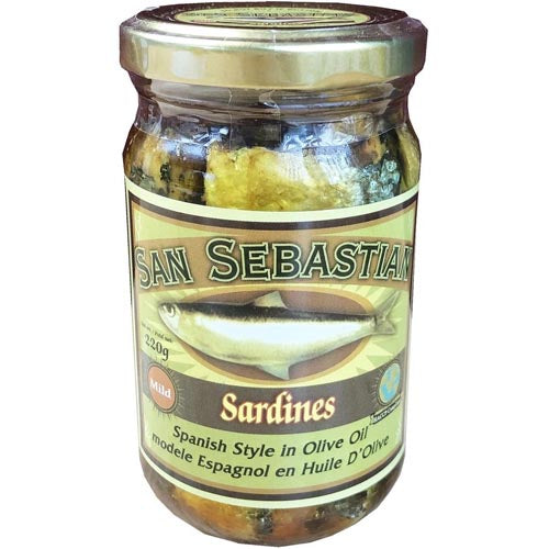 San Sebastian Spanish-Style Olive Oil Sardines - 230g - A Tasty Seafood Delight