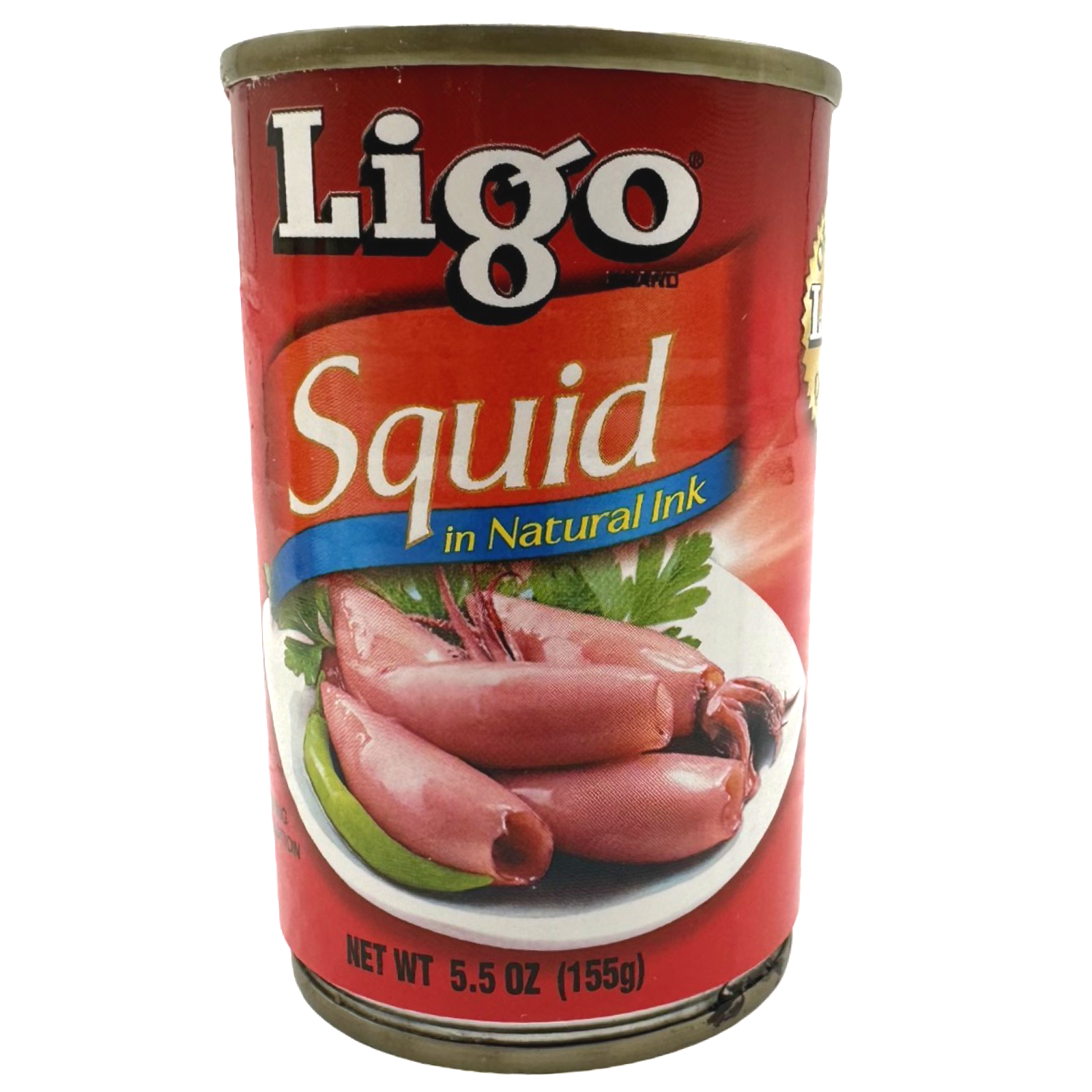 Ligo - Delicious Canned Squid in Natural Ink