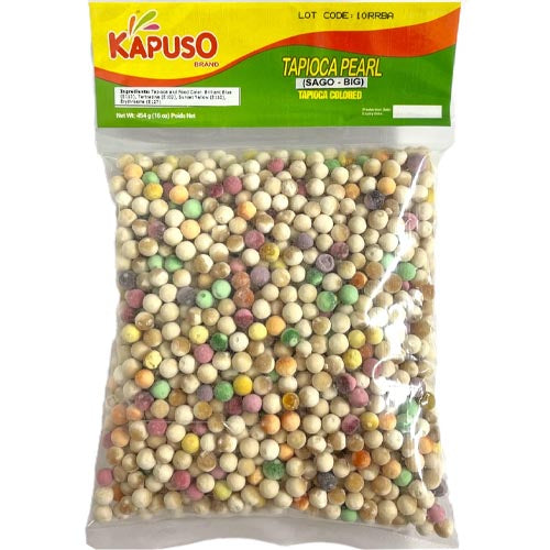 Hot Deal! Kapuso 16 OZ Big Colored Tapioca Pearl (SAGO)