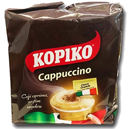 Special Offer! Kopiko Instant Cappuccino - 10 Packet Bags, 25 Grams Each