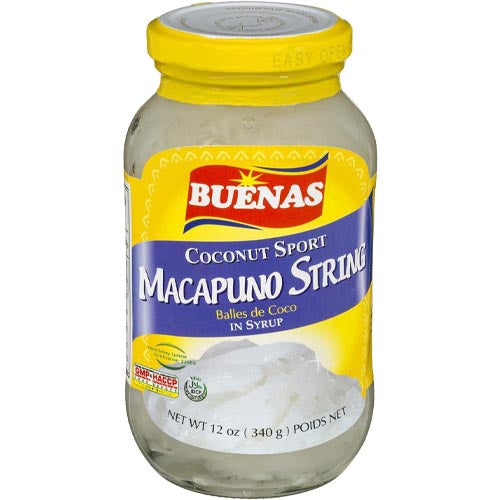 Buenas Coconut Sport: 12 OZ Macapuno String in Syrup - Great Deal!