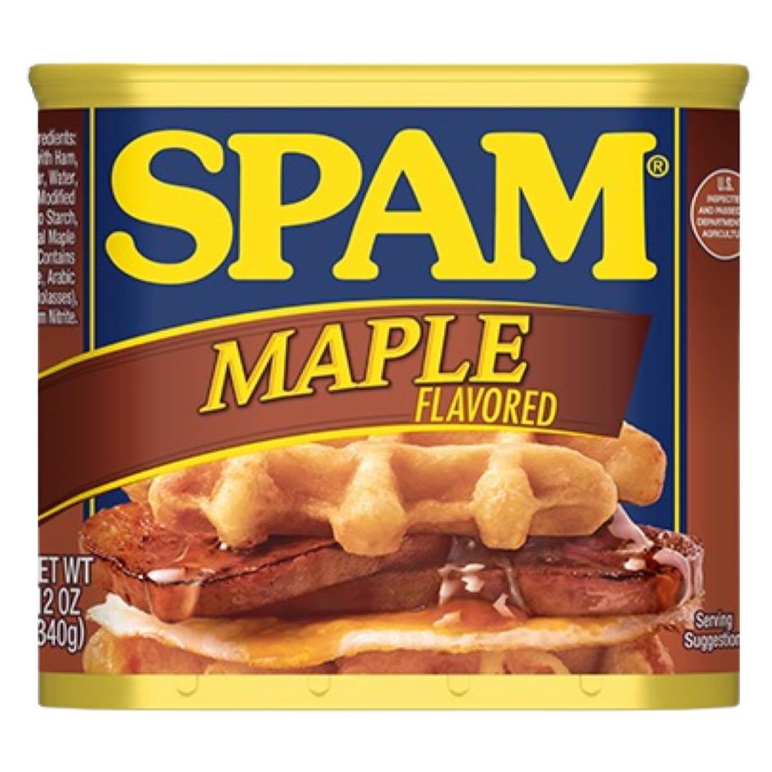 Delicious Maple Flavored SPAM Luncheon Meat - 340 G for Your Pantry
