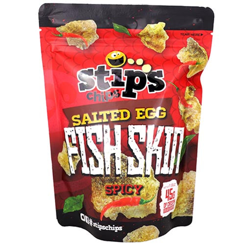 Hot Deal! Stips Spicy Salted Egg Fish Skin Chips