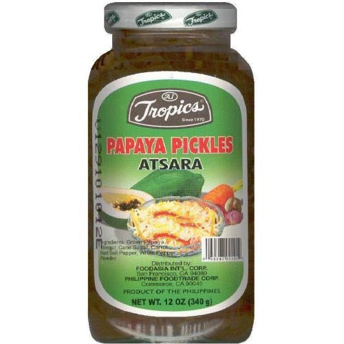 Tropics 12 OZ Atsara - Authentic Filipino Papaya Pickles