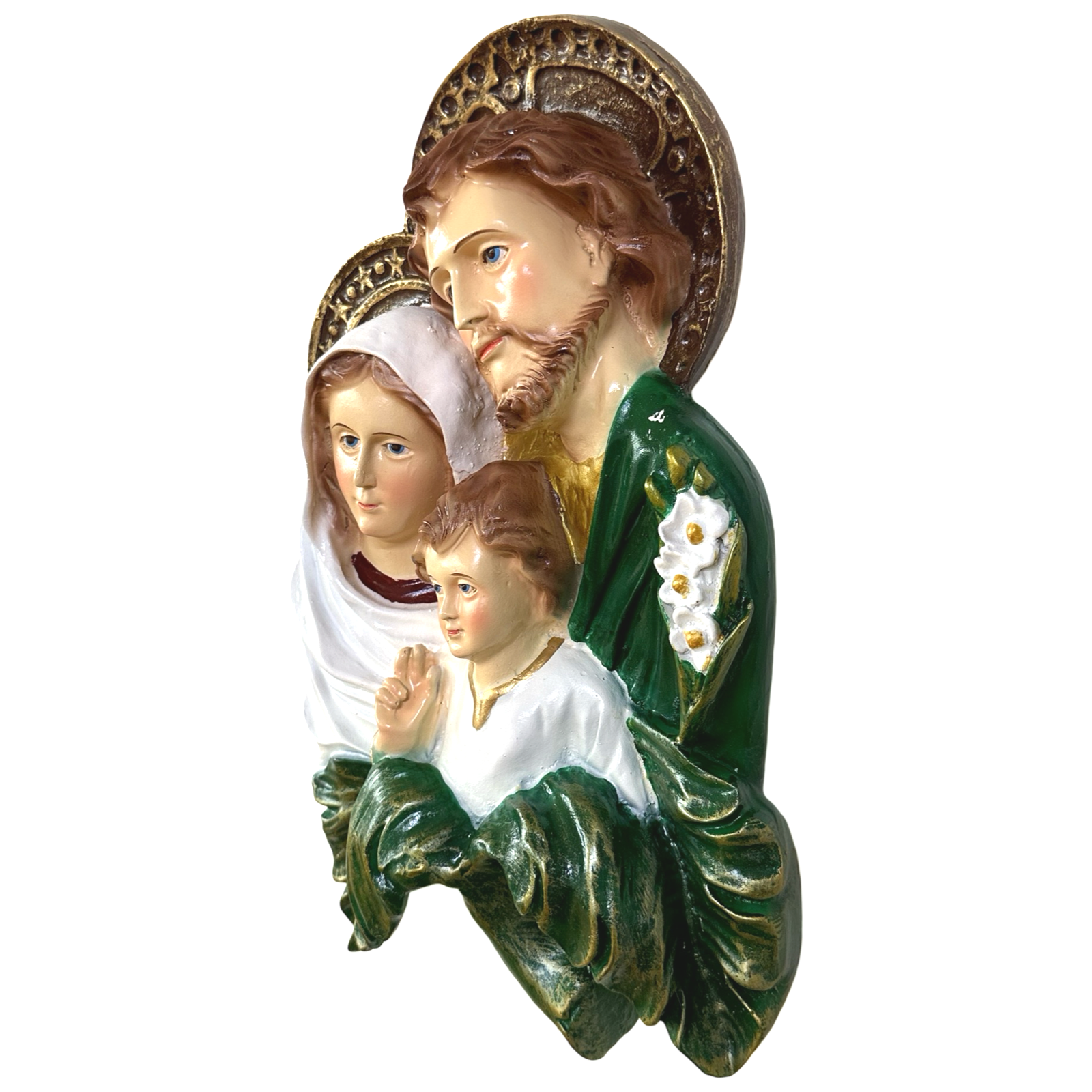 Limited Offer! 14x9 Inches Holy Family Hanging Religious Figurine - Authentic Philippine Handicrafts