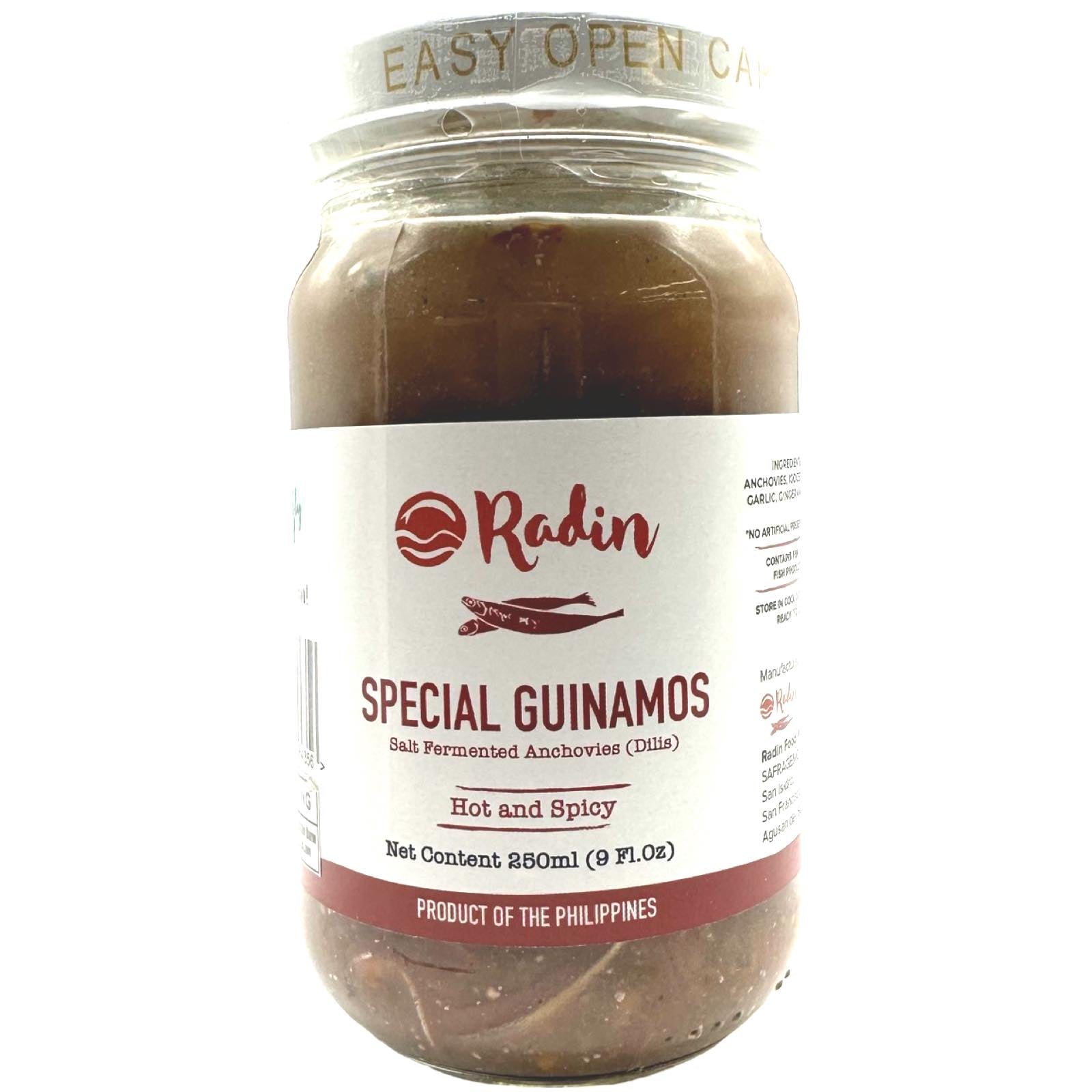 Radin's Special 250 ML Hot and Spicy Salt - Fermented Dilis Anchovies