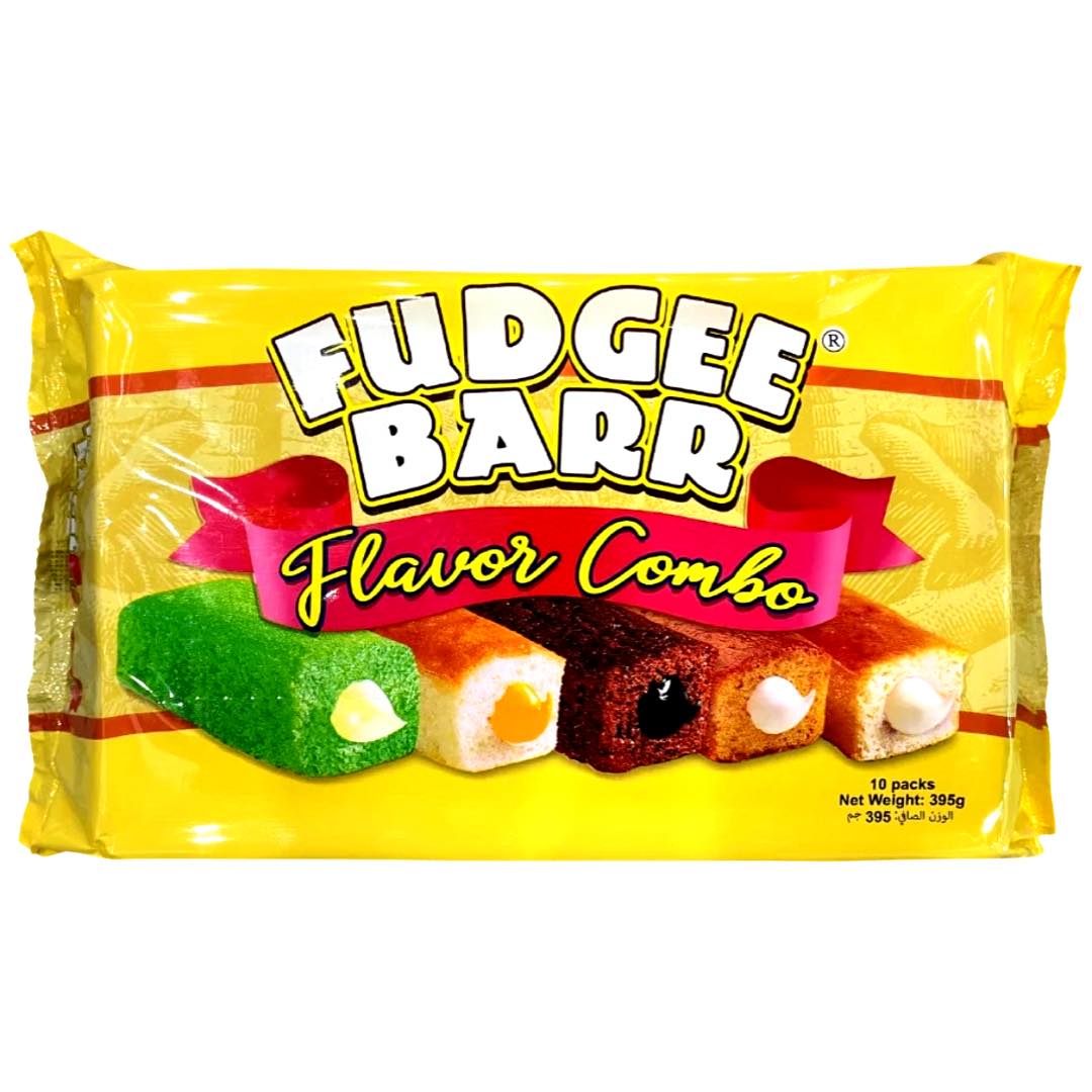 Rebisco Fudgee Barr Flavor Combo - 10 Pack Snacks, 395 G - Great Deal