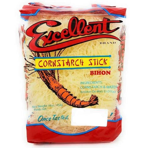 16 OZ Excellent Cornstarch Stick Bihon - Ideal Filipino Noodles for Quick Meals