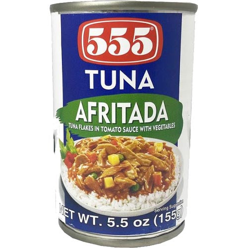 555 Tuna Afritada: 155G Tuna Flakes in Veggie Tomato Sauce - Great Deal