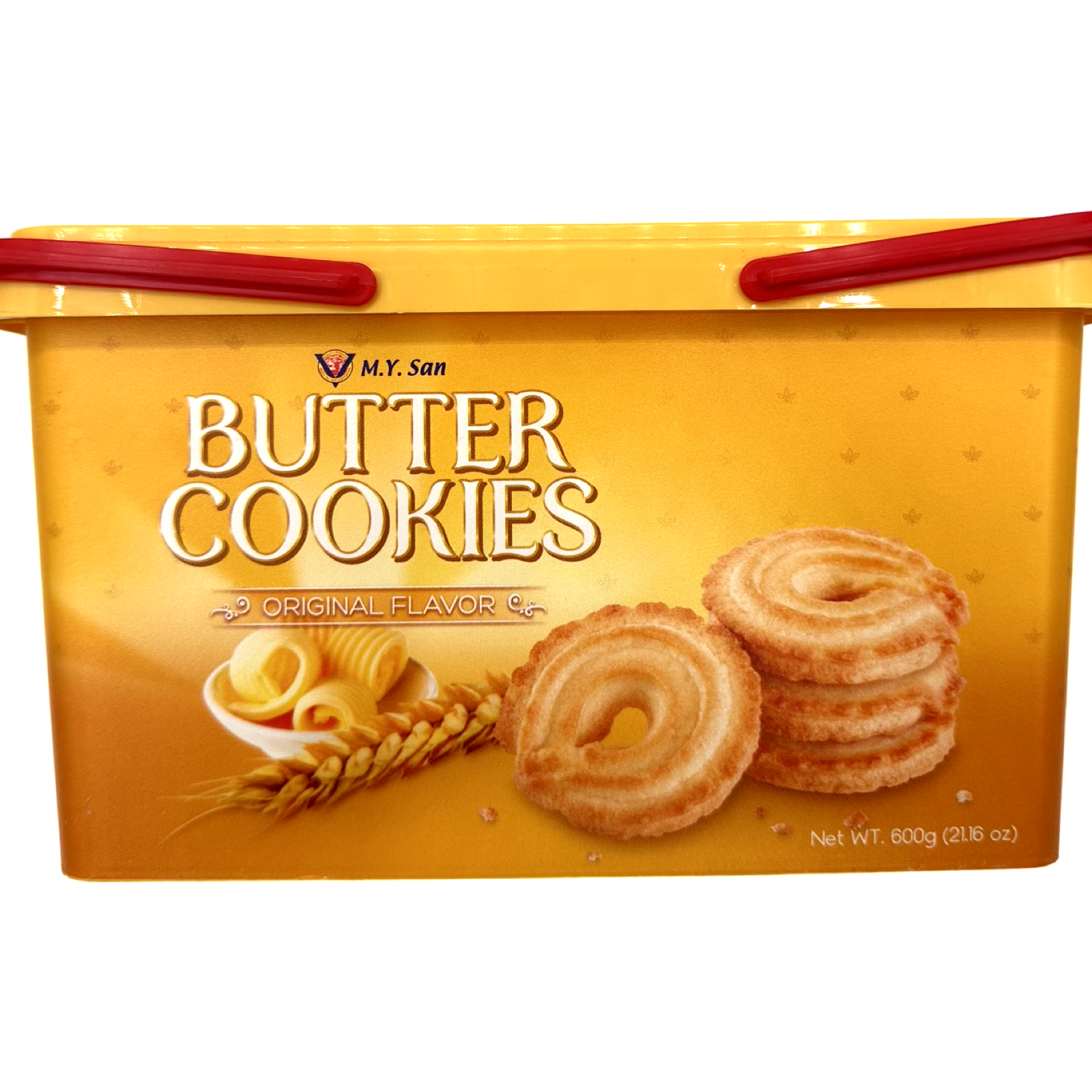 M.Y. San Original Flavor Butter Cookies in 600G Tub - Great Value!
