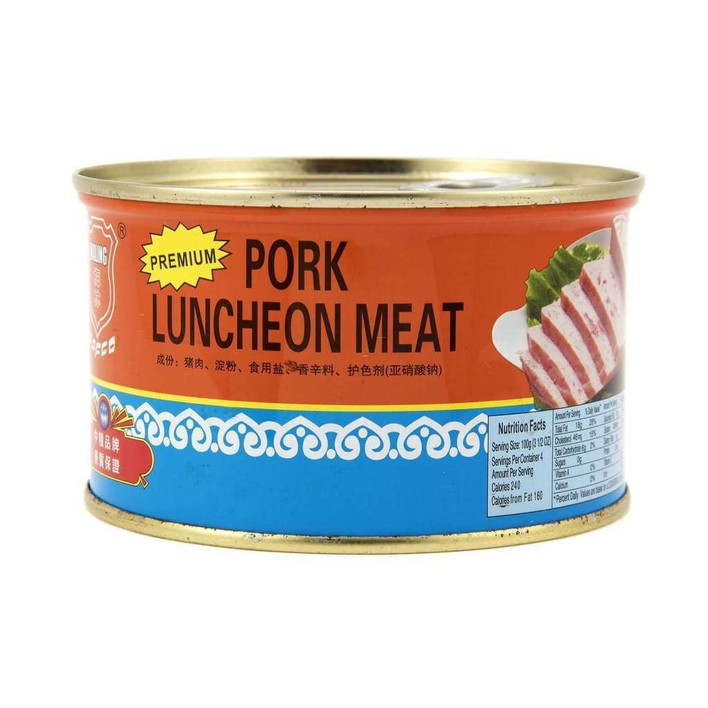 MaLing Premium Canned Pork Luncheon Meat - 15.5 OZ, Ideal for Quick Meals