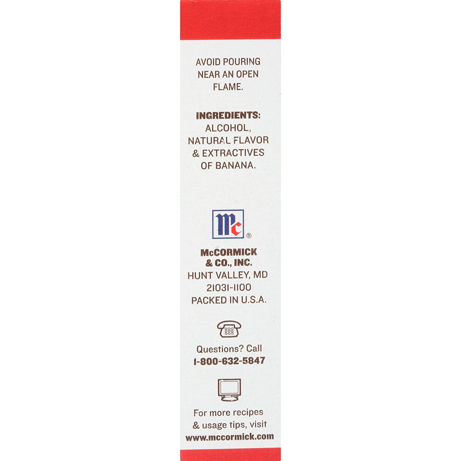 McCormick 1 FL OZ Banana Extract with Natural Flavors - Premium Choice